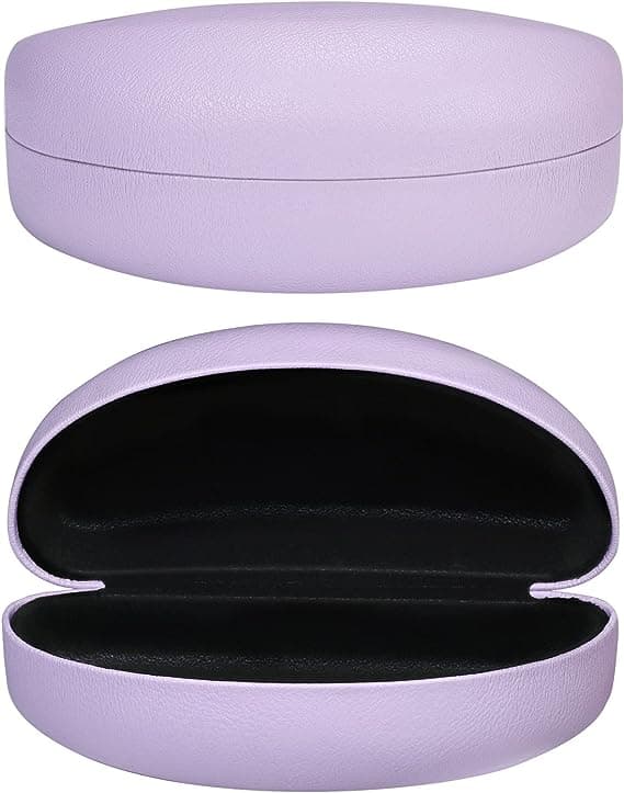 Hardt etui for solbriller, stort klassisk etui for solbriller, glas