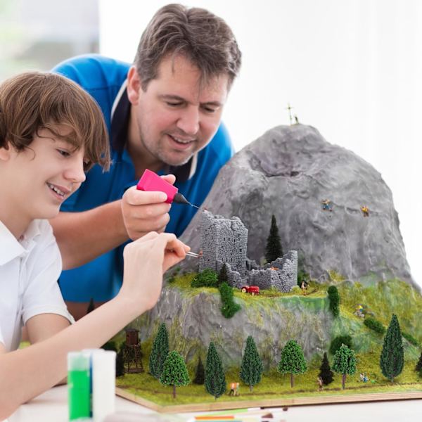 25 Model Træmodeller Tog Træ Landskab 3D Model Træ Landskab
