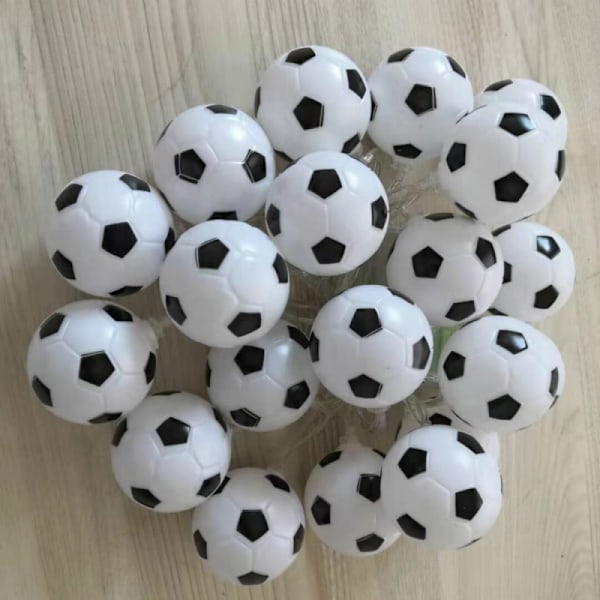 （Multicolor）Euro 2024 VM Fodbold LED Modellering Lys 3M 2