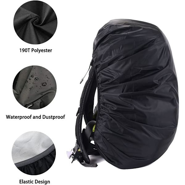 Vedenpitävä Reppu Sateensuoja (30-40L) Ultralight Kompakti Kannettava