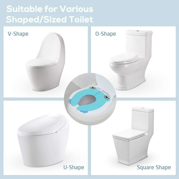 Børnefoldbar rejsetoiletreduktion bærbar babytoiletsæde Com