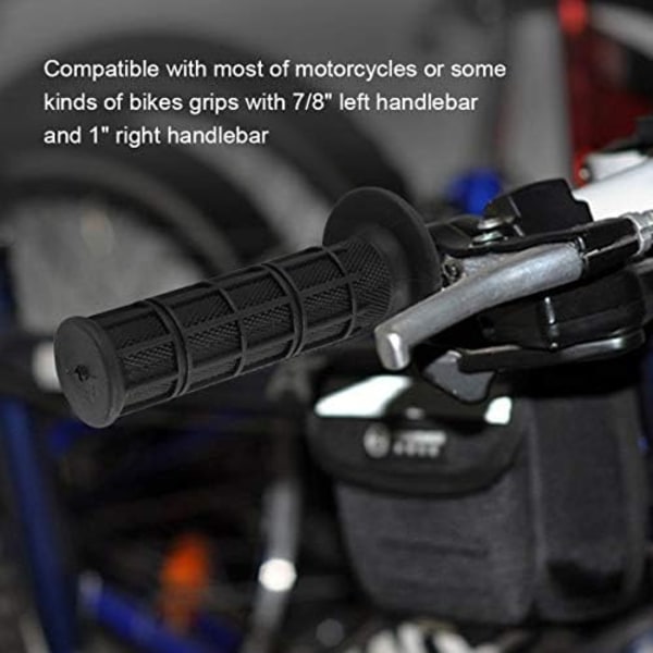 1 Pari Kumiset Ohjaustangon Kahvat (22mm), Ergonominen Liukumaton MTB-Kahva