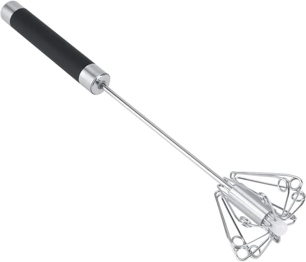 RUSTFRIT STÅL ÆGGEPISKER - HÅNDTRYK PISKERIS BLENDER RUSTFRIT ST