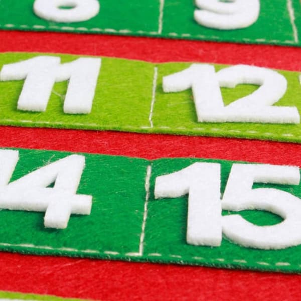 Julekalender Hårde Gamle Mand Advent Kalender Nedtælling Væg C