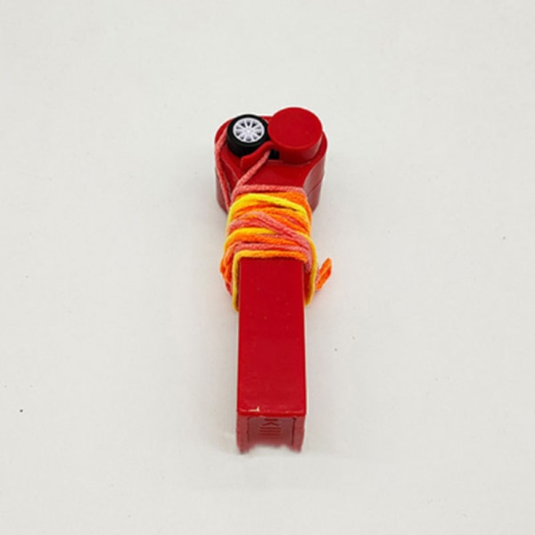 (Rød) Zipstring Reb Propeller Launcher Sjov Elektrisk Reb Cont