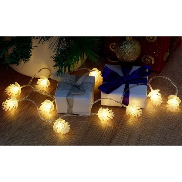 10 LED julgran kottar ljusslinga – Perfekt jul