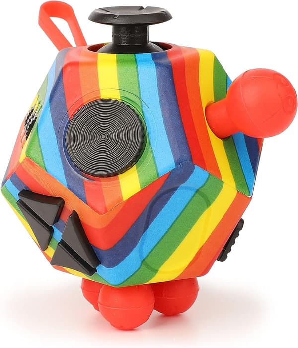 Kube Fidget-leker Sensorisk leke for stress- og angstlindring 12 Sid