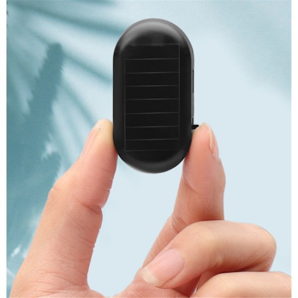 1 stk Bil LED Falsk Dummy Alarm Advarsel Sikkerhet Tyverisikring Blinkende L