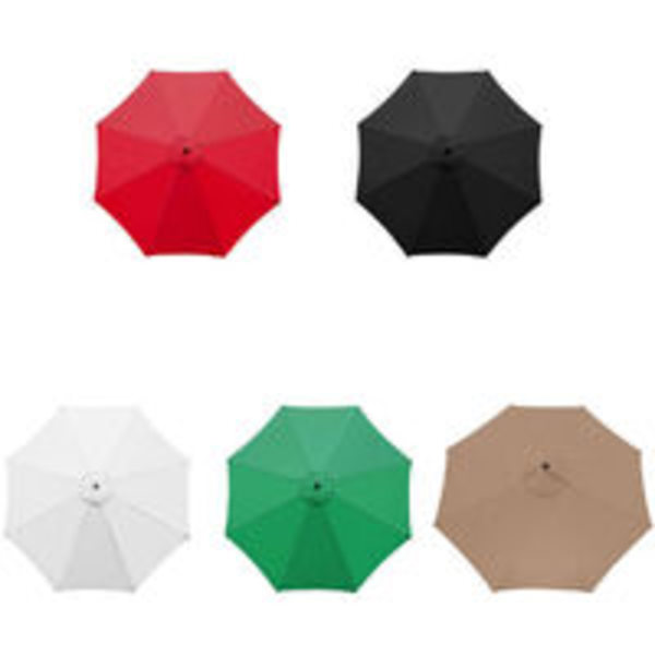 Reserveovertræk til parasol, 6 ribben, 2 m, vandtæt, anti-UV,