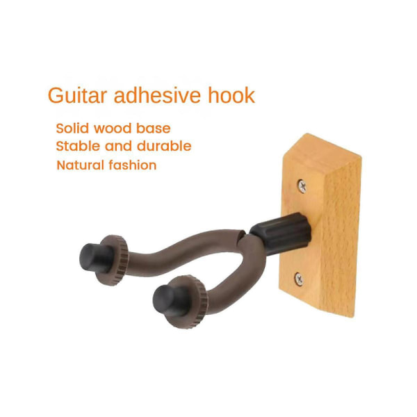 Gitarveggfeste, gitarholder for gitarer i alle størrelser, for akustisk