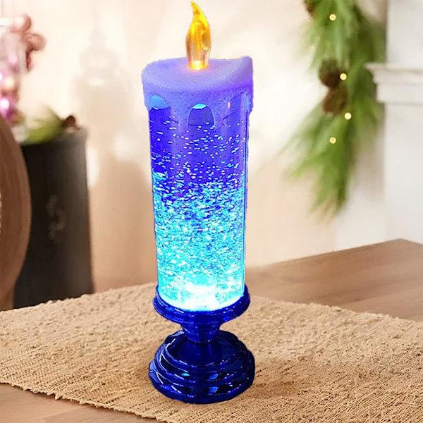 Jule Spiral Glitter LED Elektroniske Lys Vanntette USB Re