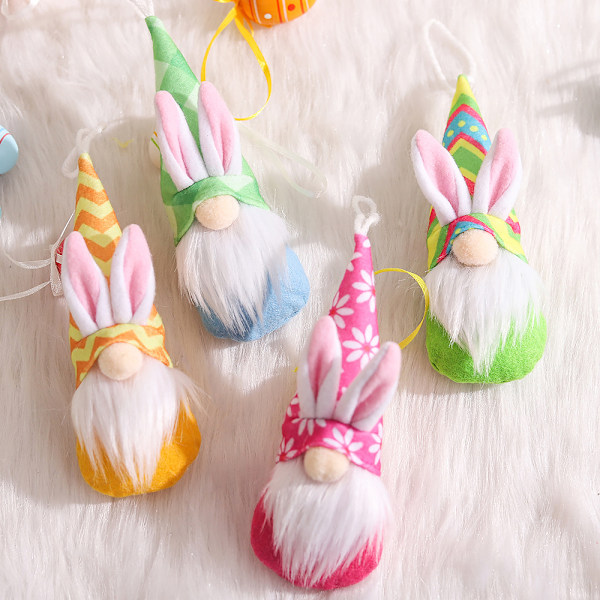 cute easter bunny dolls elf bunny easter party decoration for eas