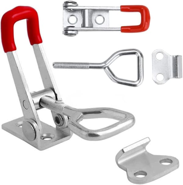 4 stk. Metal Toggle Latch, kasselås spændelås spændelås L