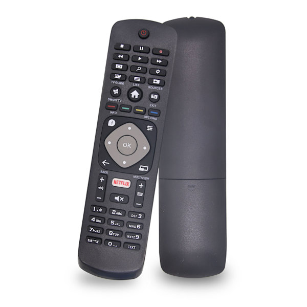 Universell Philips Smart TV-fjernkontroll med Netflix-erstatning