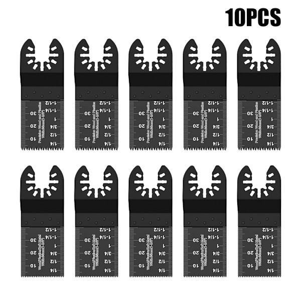 10 stk. Samlet Multi Tool Oscillerende Savklinge, Multi Tool Osci