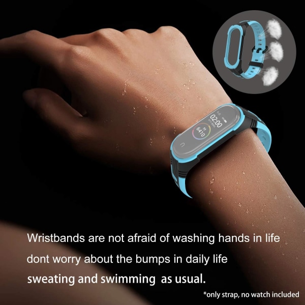 BDIG Rem til Xiaomi Mi Band 6/Mi Band 5/Amazfit Band 5, Udskift
