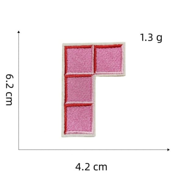 9 stykker spilltema broderilapper, broderi selvklebende lapper