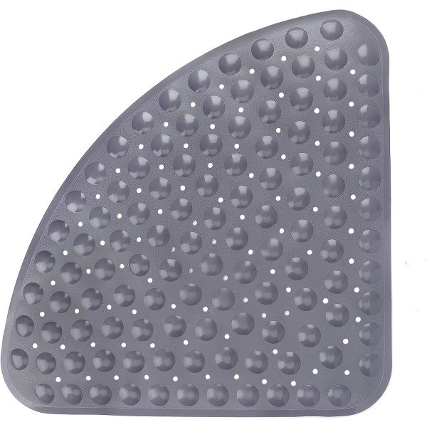 Badkar halkfri duschmatta med avloppshål för dusch eller bad, P