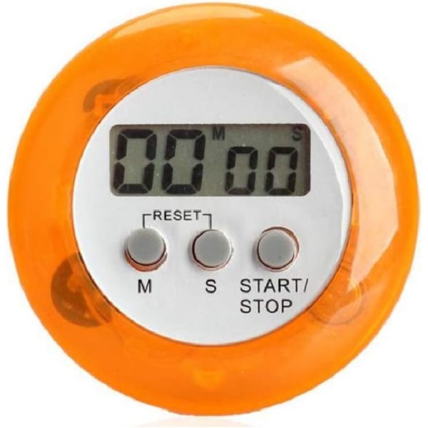 Magnetisk kjøkken digital timer med LCD-skjerm hørbar alarm (Eller