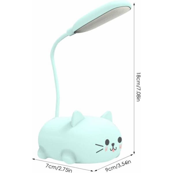 Mini USB Kat Natlys LED Sød Dyr Læselampe Seng Øje Bil