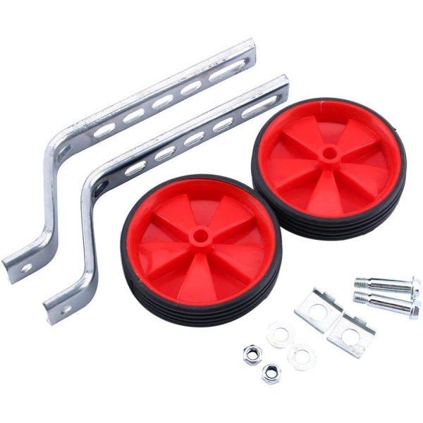 Sykkel sidehjul, barnesykkel stabilisatorer 12-20\" justerbar sykkel tr