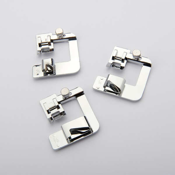 (2/8 inch 6mm), 3pcs Sewing Machine Presser Foot Sewing Hem Foot,