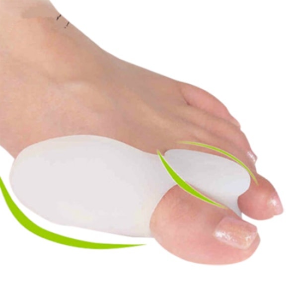 Ihmettely, kaksoistoiminen Hallux Valgus -suoja ja varpaiden levittäjä