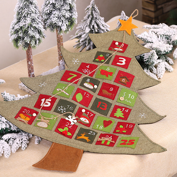 Julkalender Julgran Julräkning