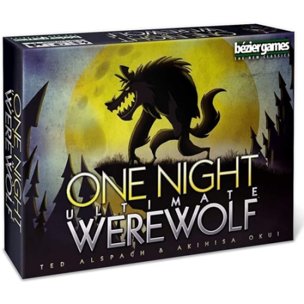 Bezier Board Game One Night Ultimate Werewolf Black