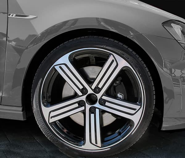 Kompatibel med Volkswagen navkapslar 4-pack, navkapsel