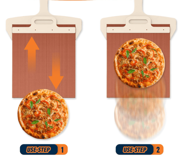 42*46cm, overførbar pizzaskrelle, glidende pizzaskrelle, pizzaskrelle