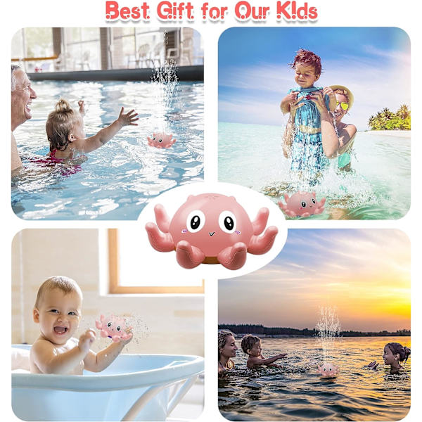 Baby Light-Up badelegetøj, børns induktions sprinklerlegetøj, LED B