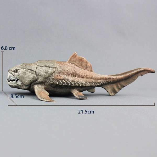 Dunkleosteus Dinosaurie Figur, Flerfärgad