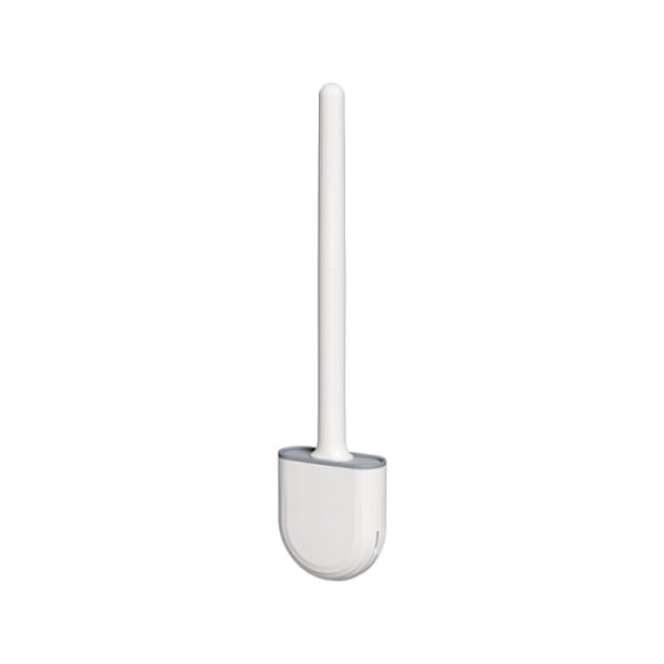 1 stk. Toiletbørste med holder TPU Hvid