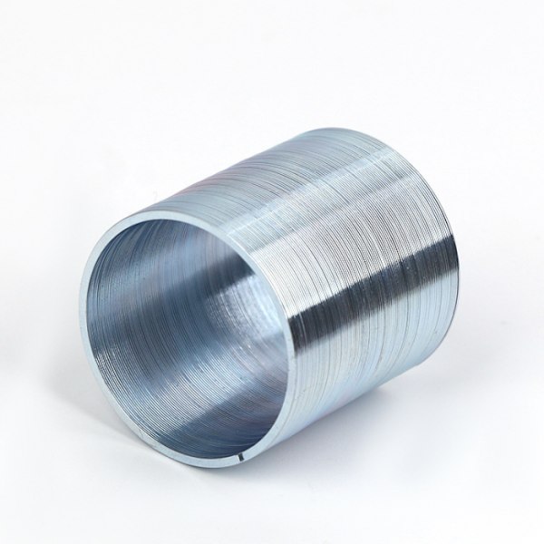 1 st silverfärgad Mini Slinky i metall