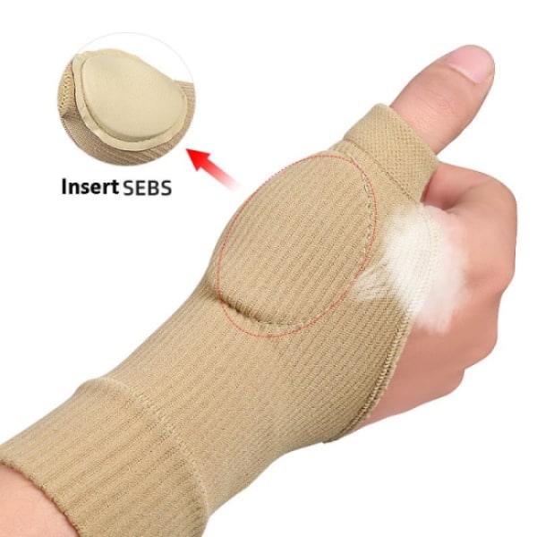 Handskar, handledsskydd, fingerlösa handskar 1 par Färg L