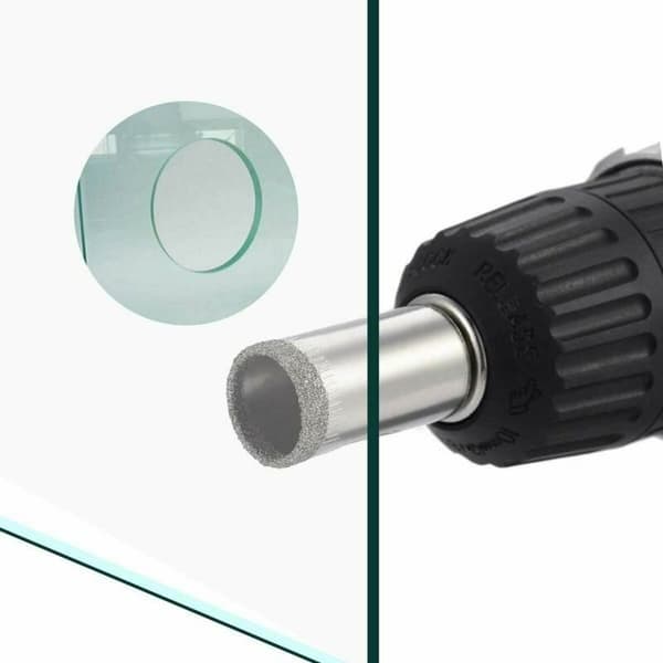 5-delad diamantborrset, diamantbelagd borrset för kakel
