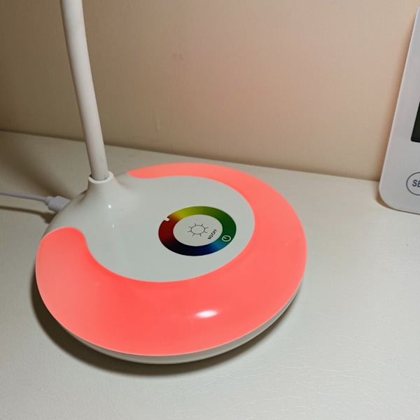 LED-lampe øyebeskyttelseslampe 3 lysstyrkenivåer for lesing