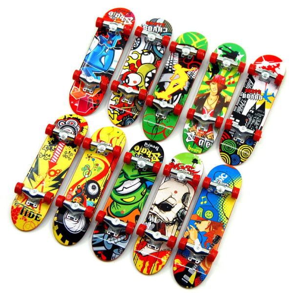 10 st finger skateboard leksak fingerboards fingrar leksak för skateboard