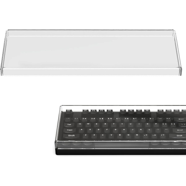 TKL Clear Acrylic Keyboard Cover för 80 % kompakt mekanisk