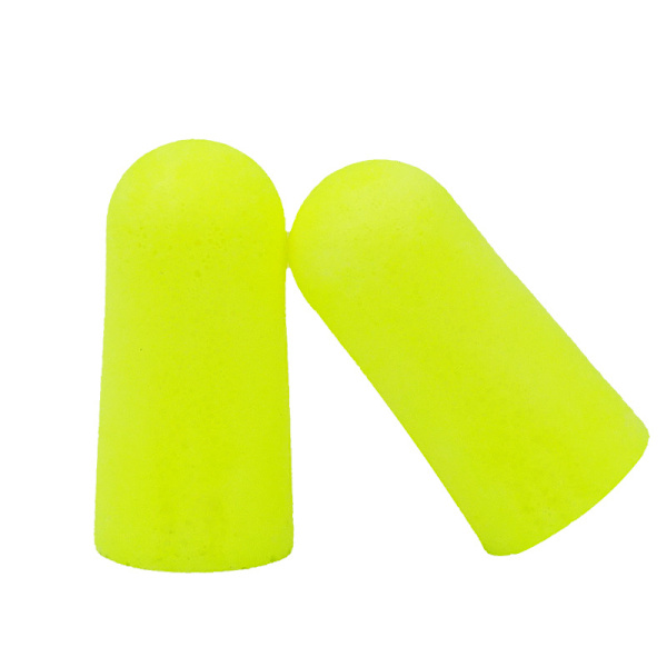 Set med 2 fluo gula öronproppar