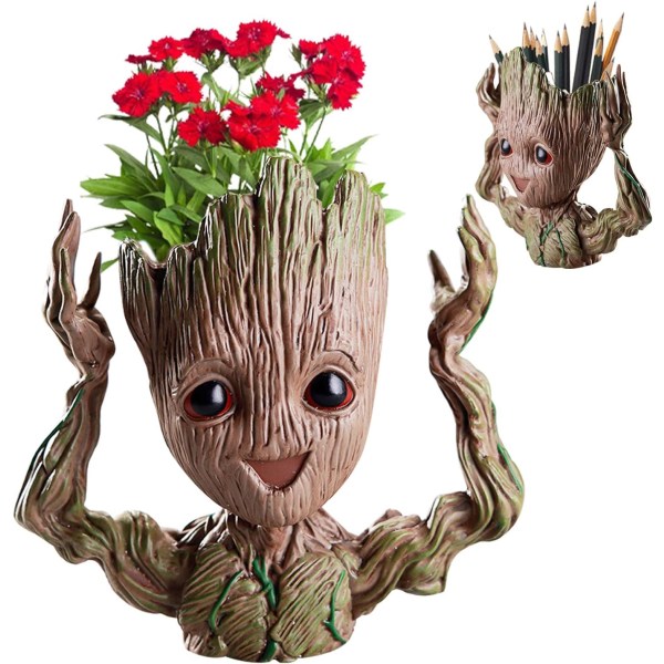 Baby Groot Flower Pot - Classic Movie Plants and Pens Toimintakuva