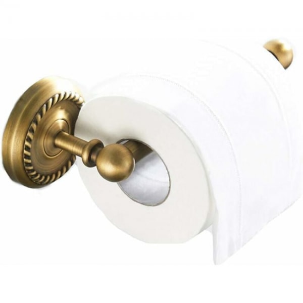 Antik messinki wc-paperiteline seinälle