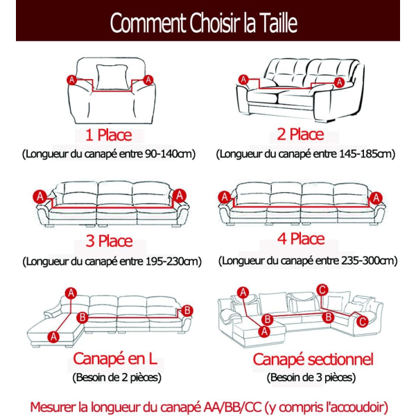 Stretchig sofföverdrag, 1-delad sammetssoffa, 1-sits soffa