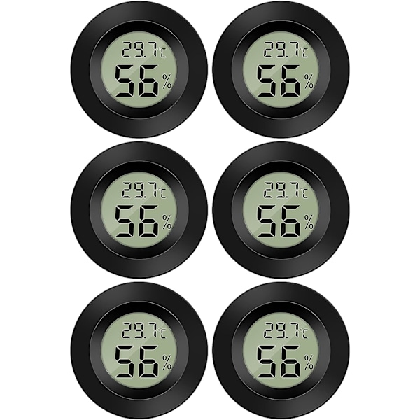 Mini Digital LCD Termometer Hygrometer Temperatur Fugtighed -50~