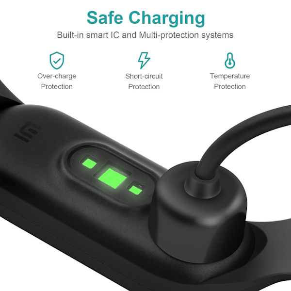 Magnetisk oplader kompatibel med Xiaomi Mi Band 5 6 7, Amazfit Ba