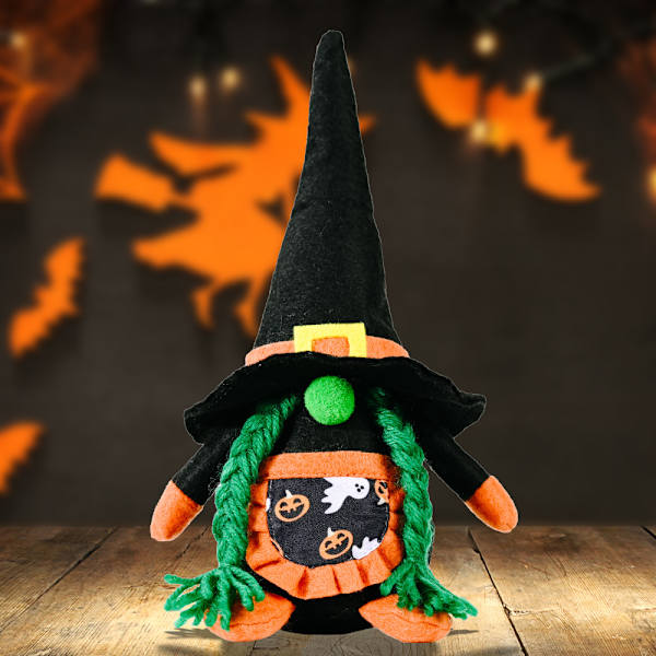 2 stk/Halloween ansiktsløs dukke/dukke dverg/kreativ dukke ornament/wi
