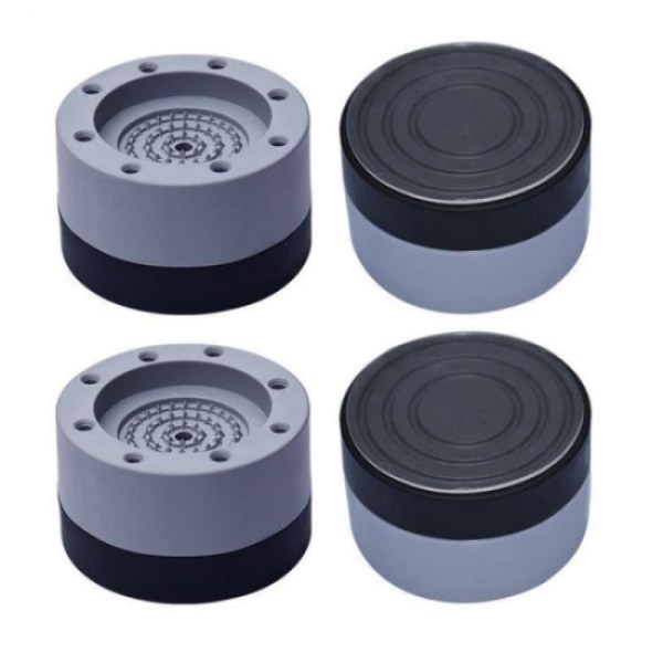 4 st vibrationsdämpare för tvättmaskin/torktumlare - Grå