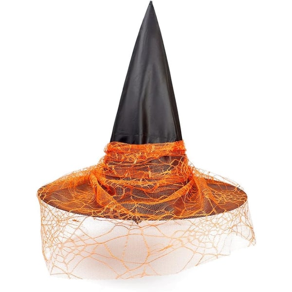 Halloween häxhattar, häxhuvudband 2 stycken Wicked Witch Hat för