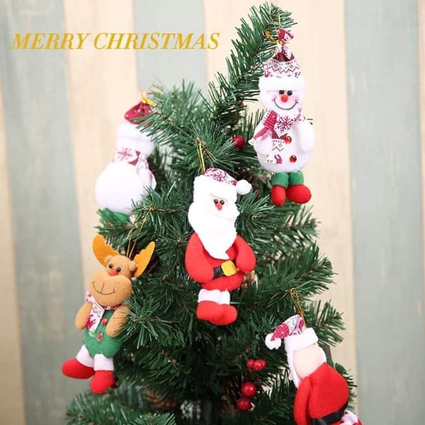 12 julepynt, juleanheng, 3 nisse Sankt,